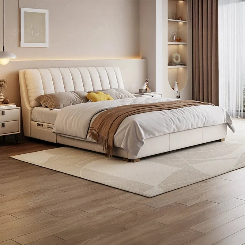 Hathor upholstered bed Custom Designed to Order