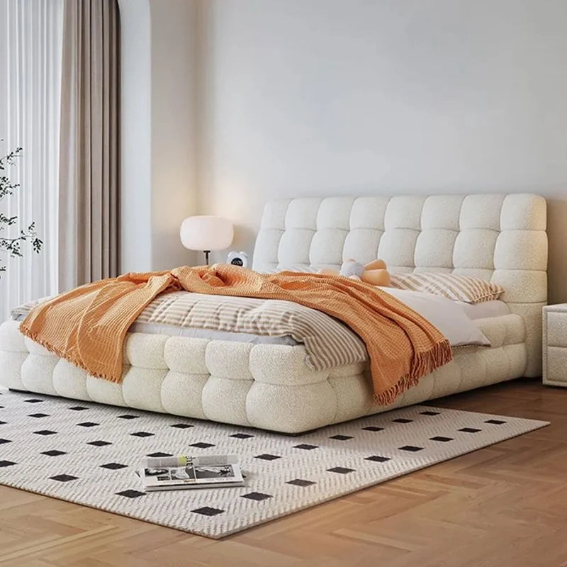 Pelican upholstered bed Custom Tailored to Order