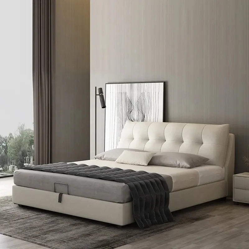 Riga upholstered bed Custom Tailored to Order