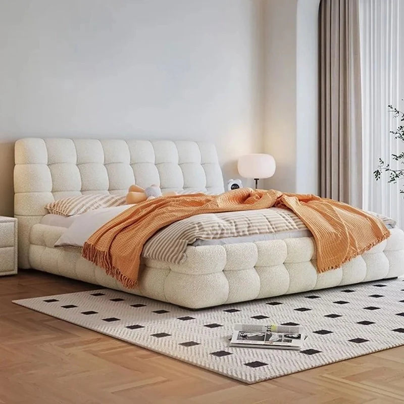 Pelican upholstered bed Custom Tailored to Order
