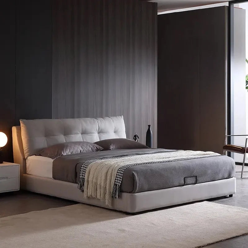 Riga upholstered bed Custom Tailored to Order