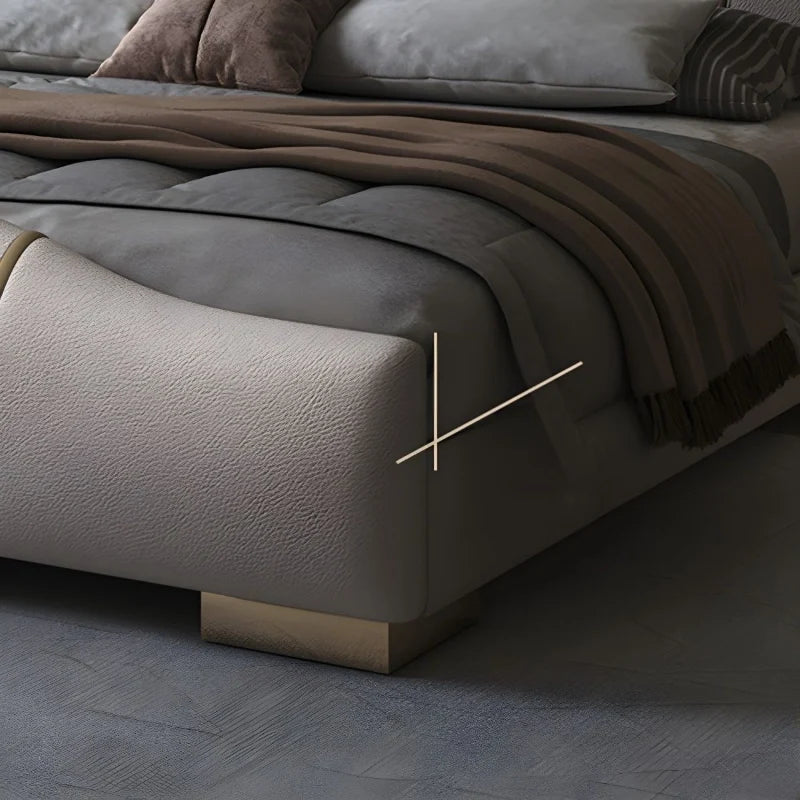 Spear upholstered bed Made to Order Custom Designed