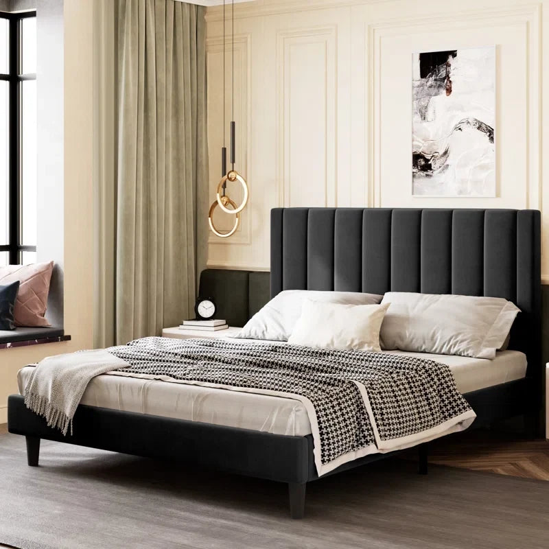 Quenric upholstered bed Custom Built to Order