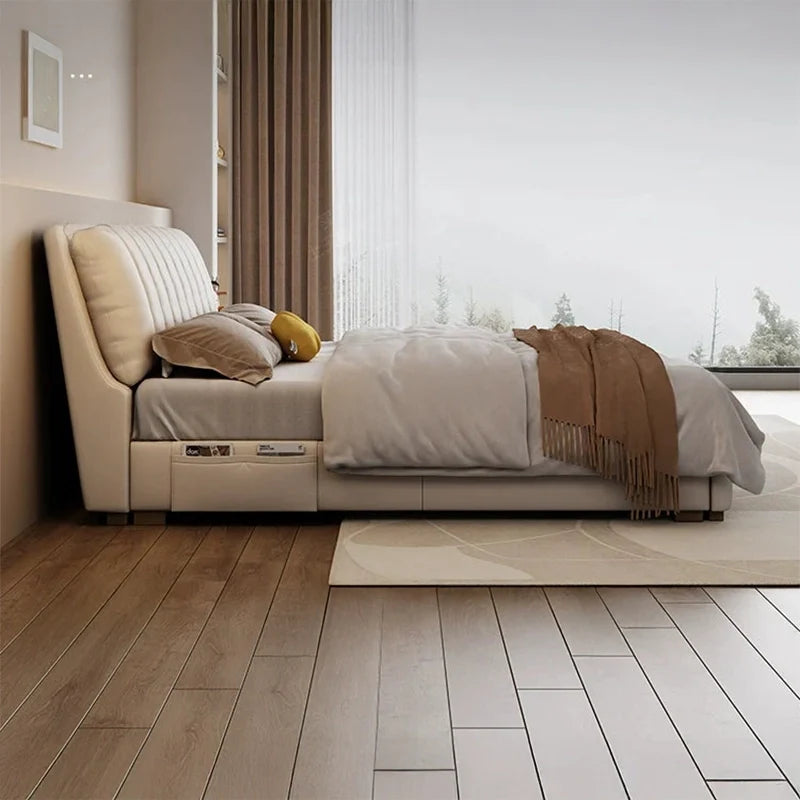 Hathor upholstered bed Custom Designed to Order