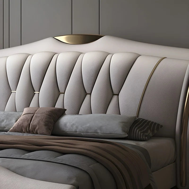 Spear upholstered bed Made to Order Custom Designed