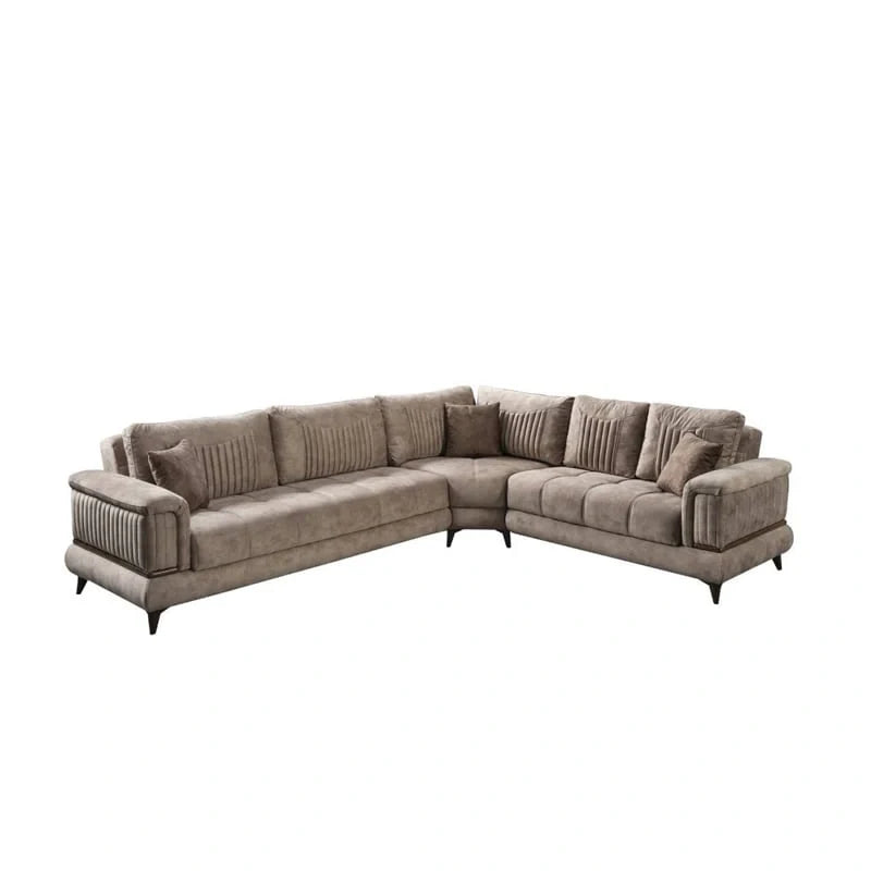 Lyric Luxury L Shape Sofa Set Custom Crafted
