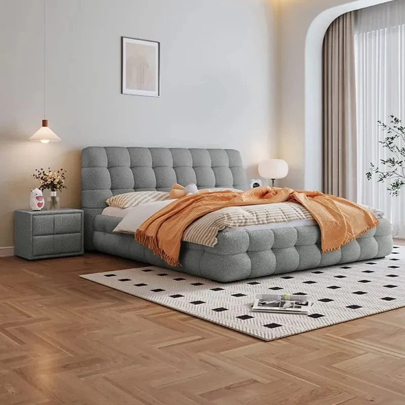 Pelican upholstered bed Custom Tailored to Order