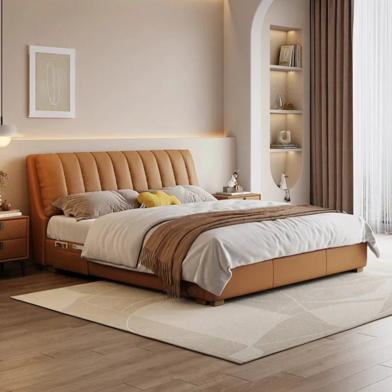 Hathor upholstered bed Custom Designed to Order