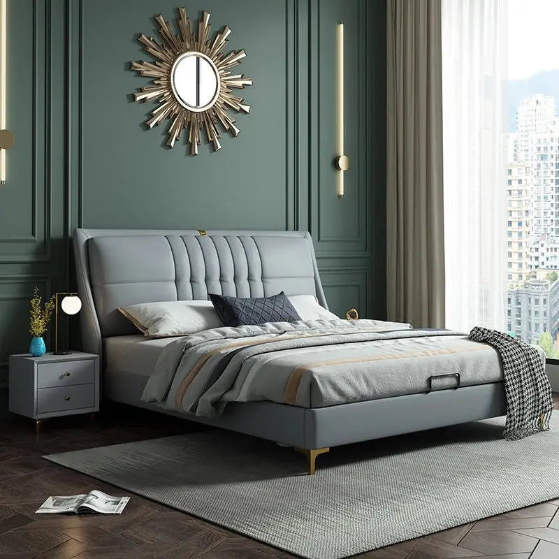 Farima Upholstered Bed, Custom Built to Order