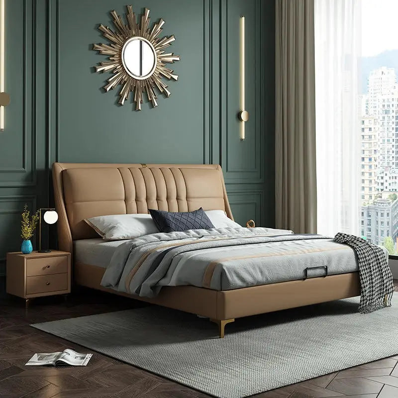 Farima Upholstered Bed, Custom Built to Order