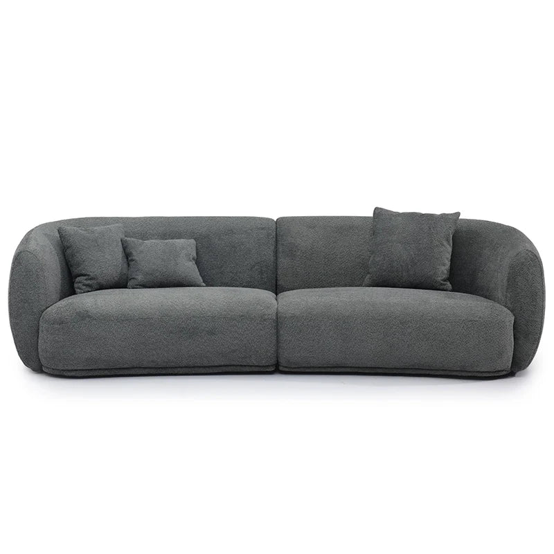Revel Charcoal Grey 3 Seater Sofa Made to Order Custom Tailored
