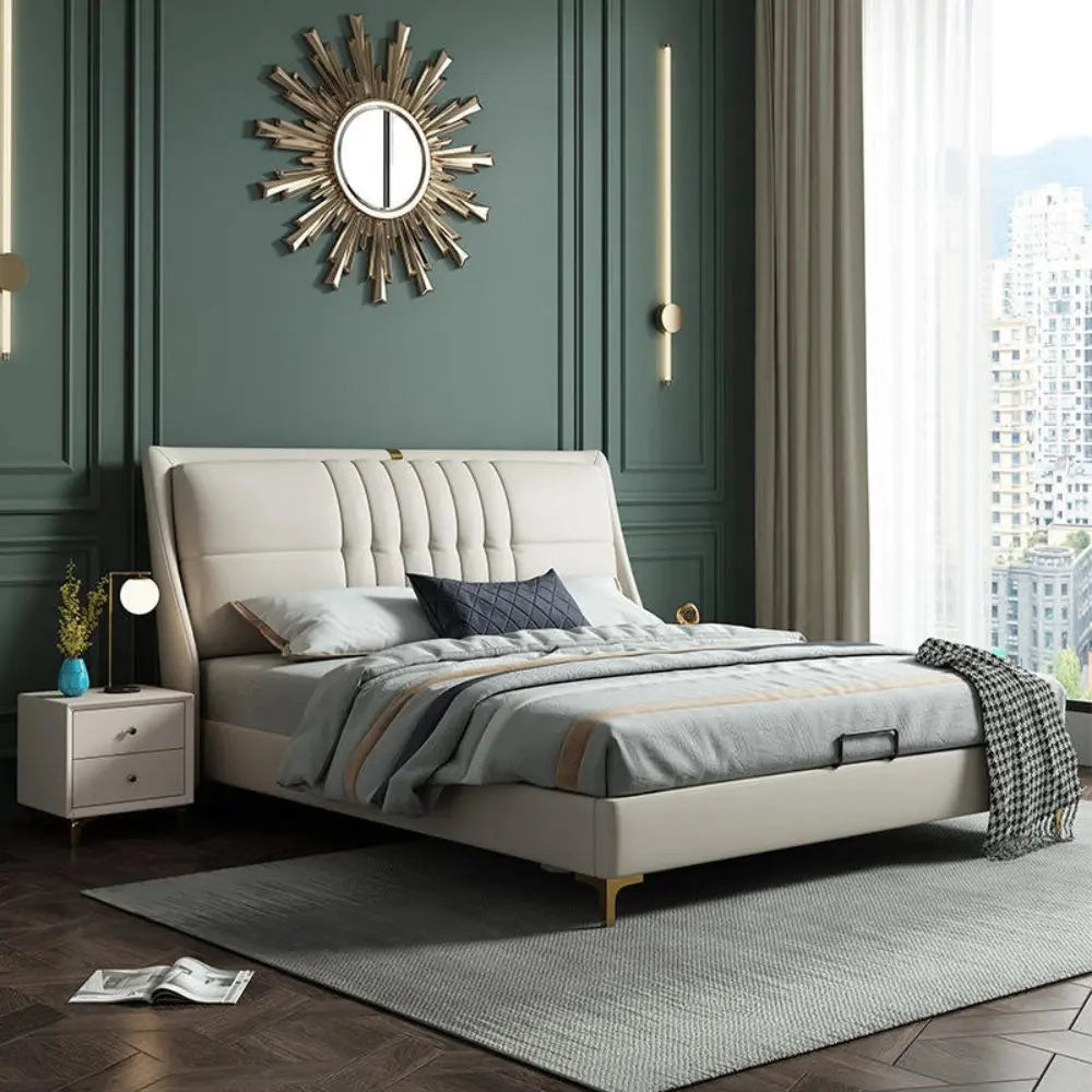 Farima Upholstered Bed, Custom Built to Order