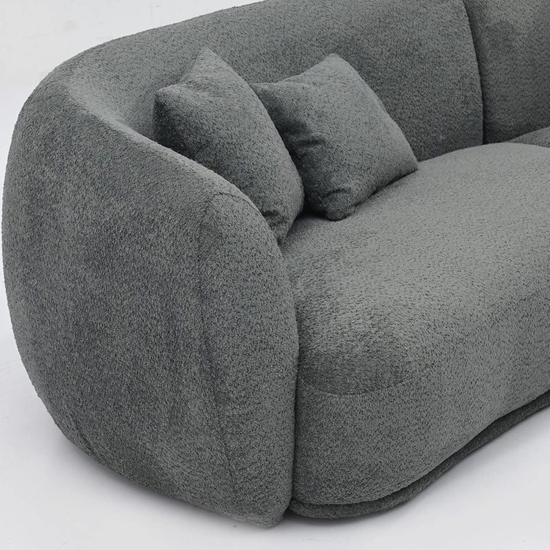 Revel Charcoal Grey 3 Seater Sofa Made to Order Custom Tailored
