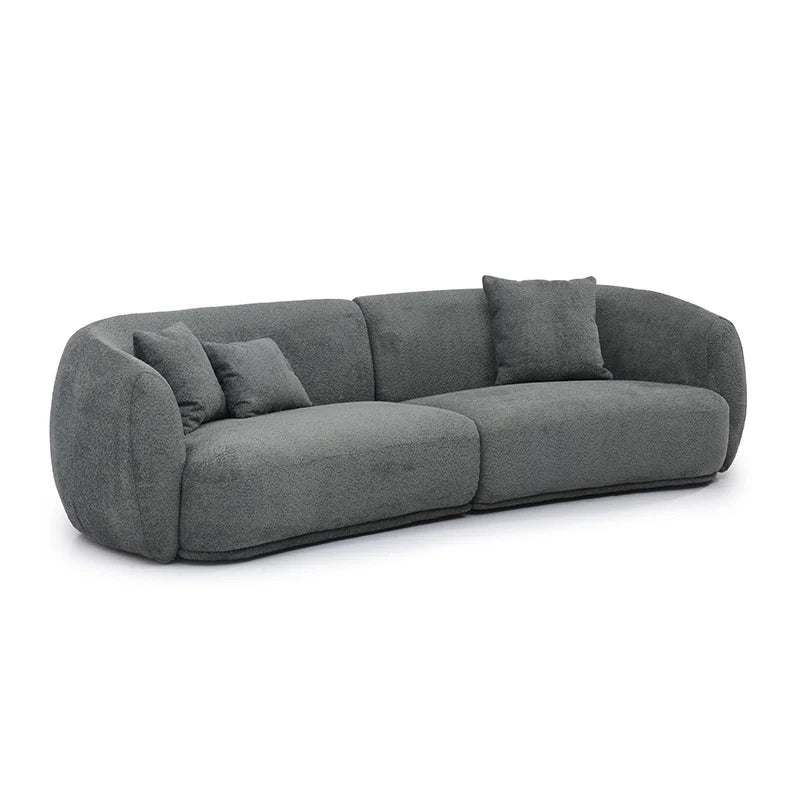Revel Charcoal Grey 3 Seater Sofa Made to Order Custom Tailored
